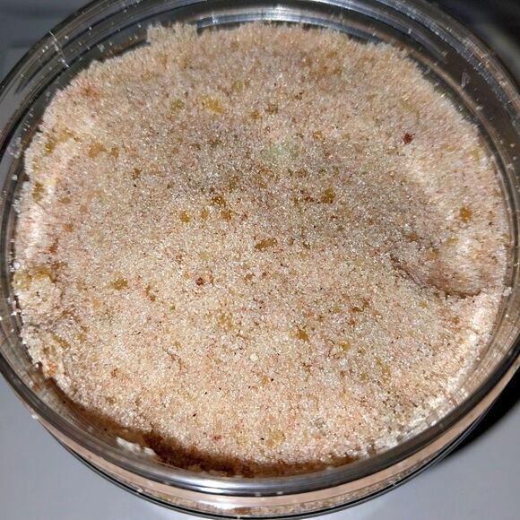 Hand crafted natural Bay Rum and Brown sugar emulsified sugar scrub 6oz - Picture 7 of 10